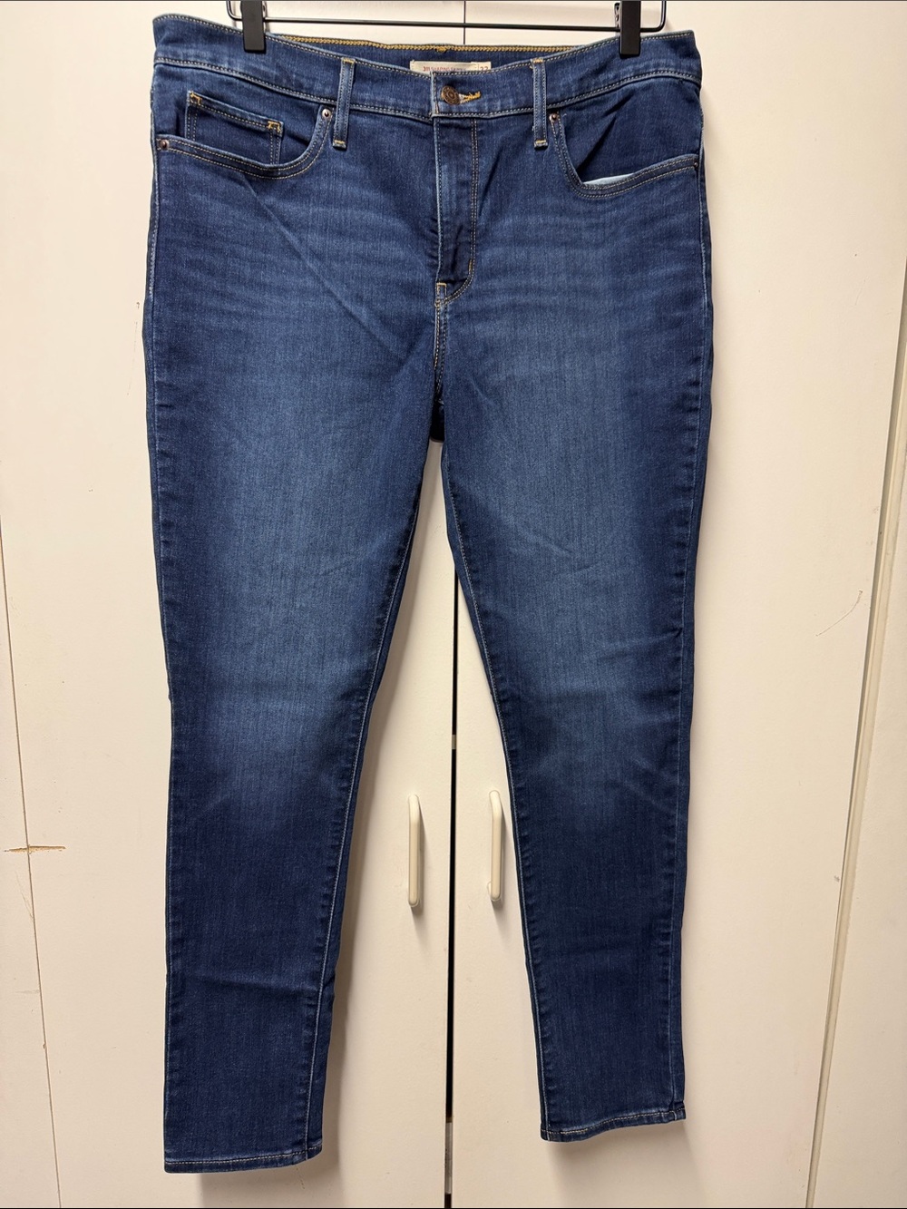 Levis Dark Blue Stretch Skinny Jeans